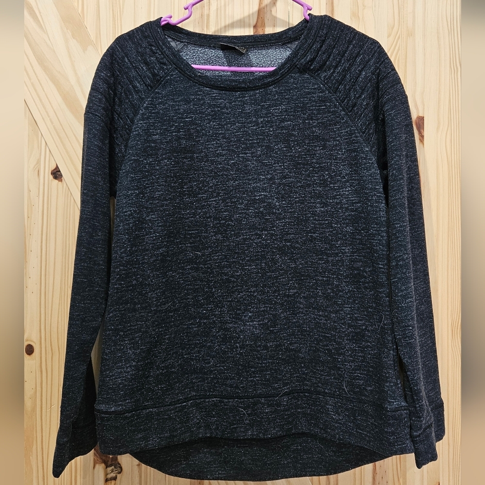 32 Degrees Women's Black Heather Pullover Sweatshirt